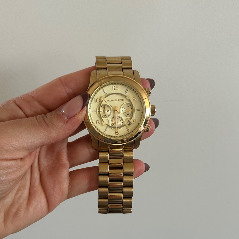 Michael Kors Men's Gold Chronograph Watch